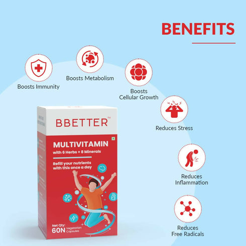 BBetter Multivitamin Capsules for Men & Women